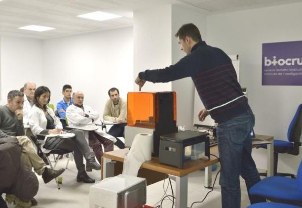 Formación con impresora de resina