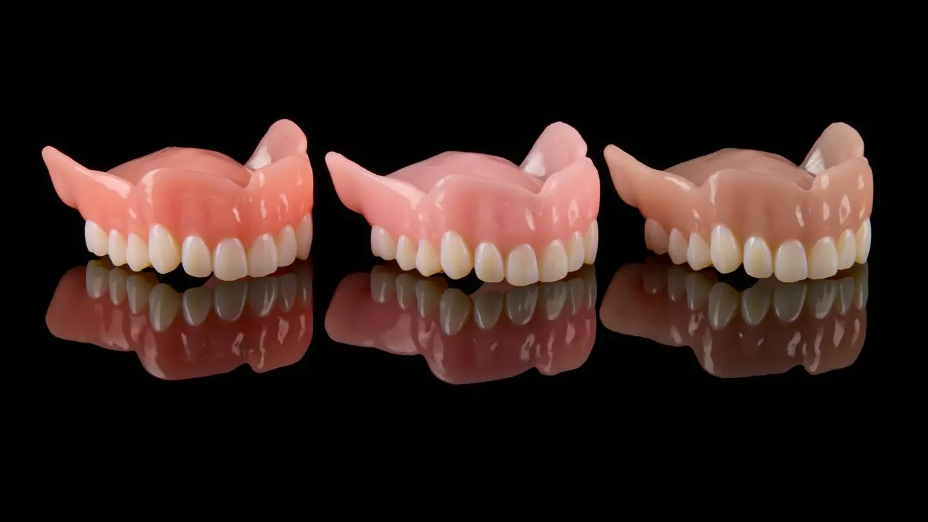 Prótesis completas impresas: base y dientes en materiales distintos.
