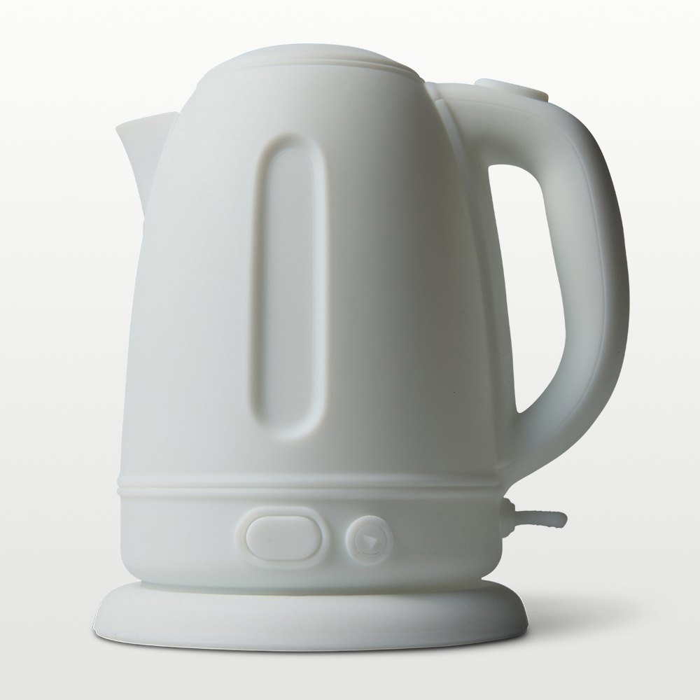 Pieza impresa en resina Alpha White de Formlabs
