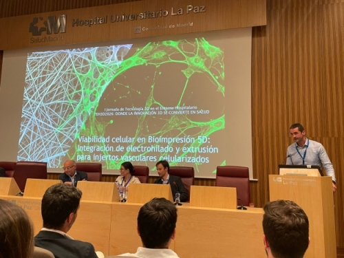 Participando en la I Jornada de Tecnología 3D en el Entorno del Hospital La Paz - 2026